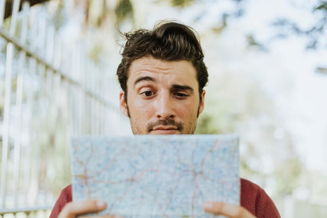 Muir Woods trail map with key loops and intersections